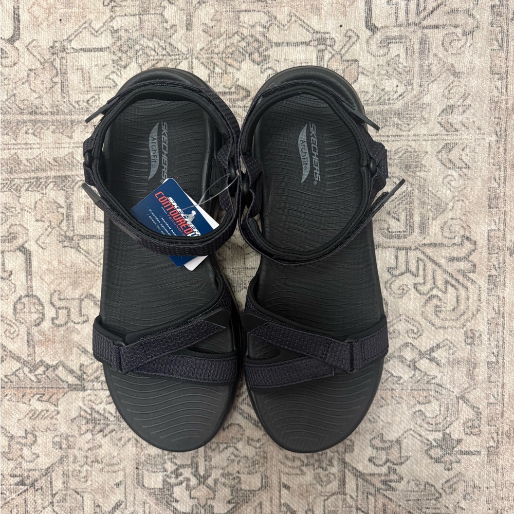 Skechers Black Sandals for Women - Picture 7 of 7